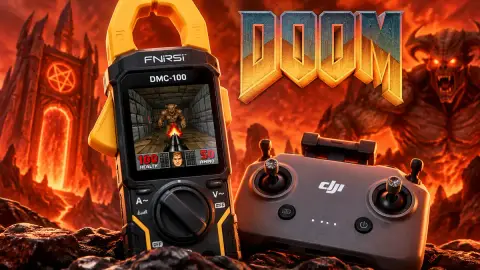 DOOM запустили на токоизмерительных клещах FNIRSI DMC-100