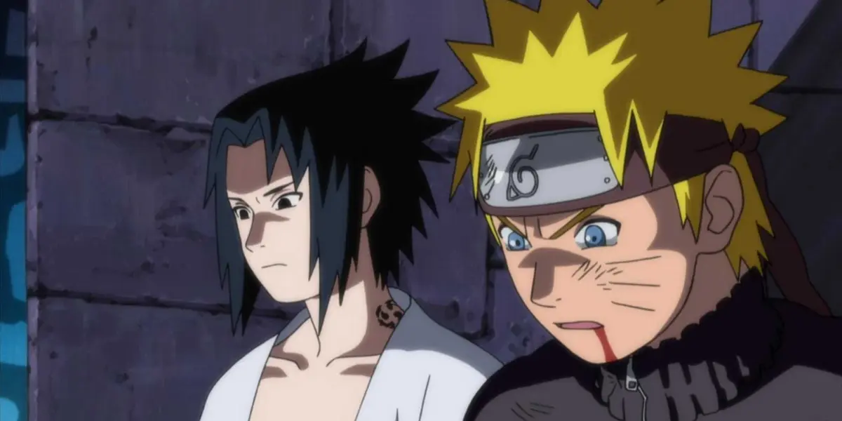 Naruto & Sasuke look horrified in Naruto Shippuden The Movie Bonds
