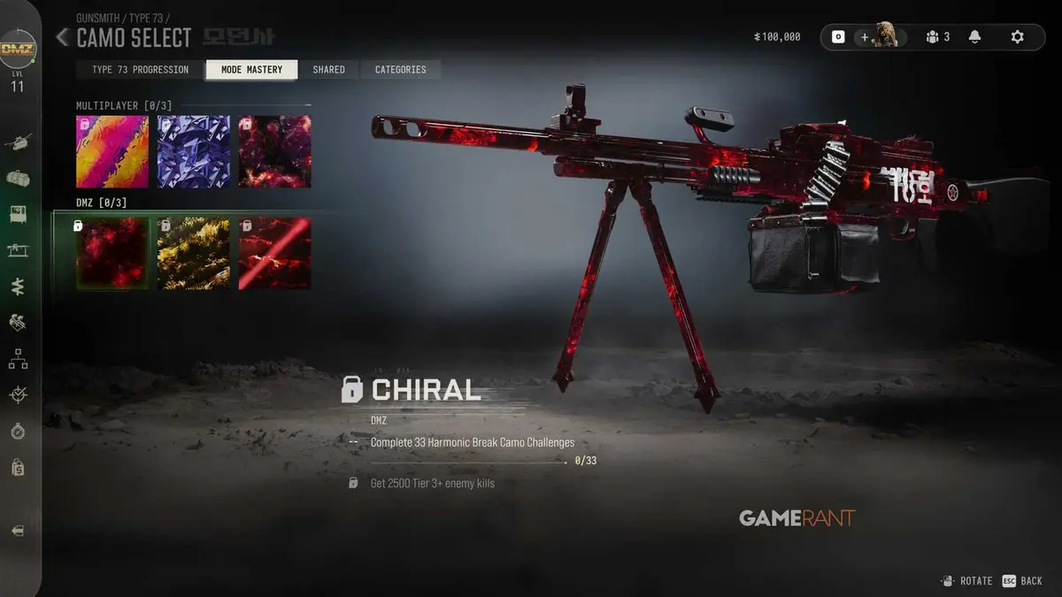 Chiral (DMZ) - MW4