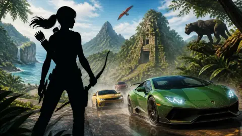 The Crew Motorfest получила кроссовер с Tomb Raider
