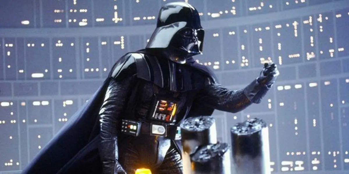 Darth Vader reaching out in Star Wars The Empire Strikes Back