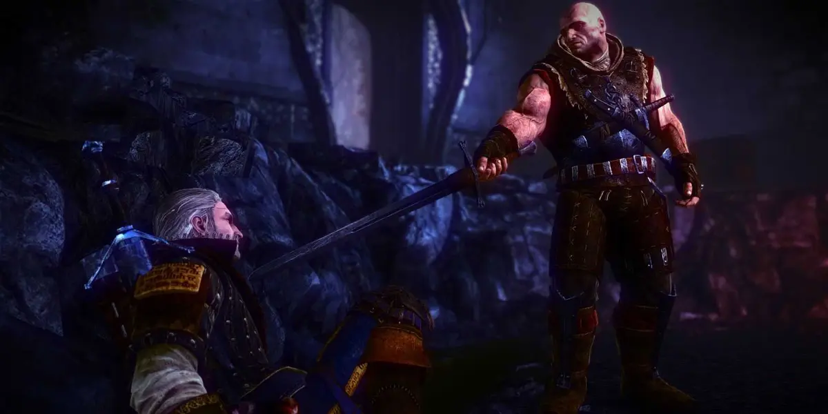 Letho and Geralt Boss Fight in The Witcher 2