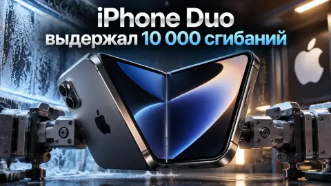 iPhone Duo выдержал 10 000 сгибаний в тесте Тима Пана