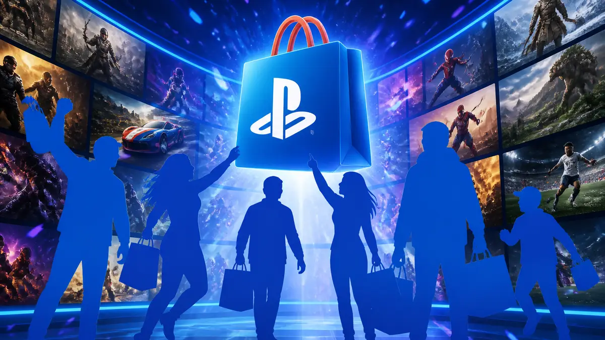 Баннер масштабной распродажи Выбор игроков в цифровом магазине PS Store