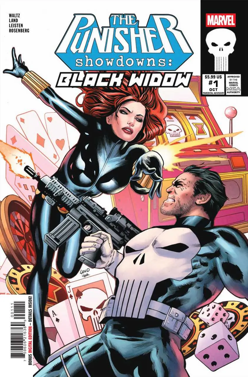 Punisher Showdowns Black Widow Preview COVER