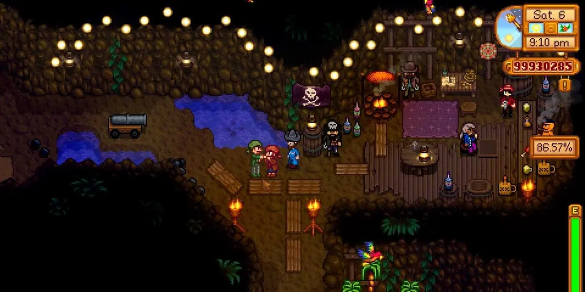 Stardew Valley Ginger Island Pirate Dark Game Golden Walnut Location