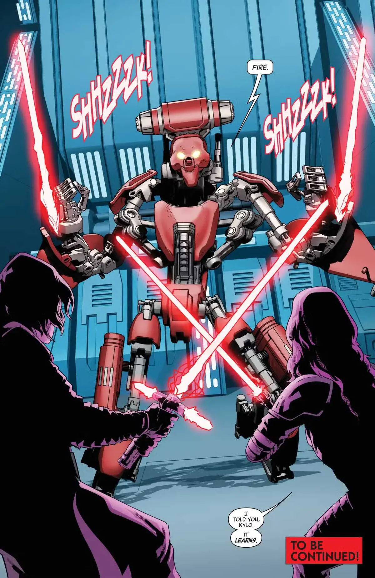Star Wars: The Fall of Kylo Ren #3 interior artwork.