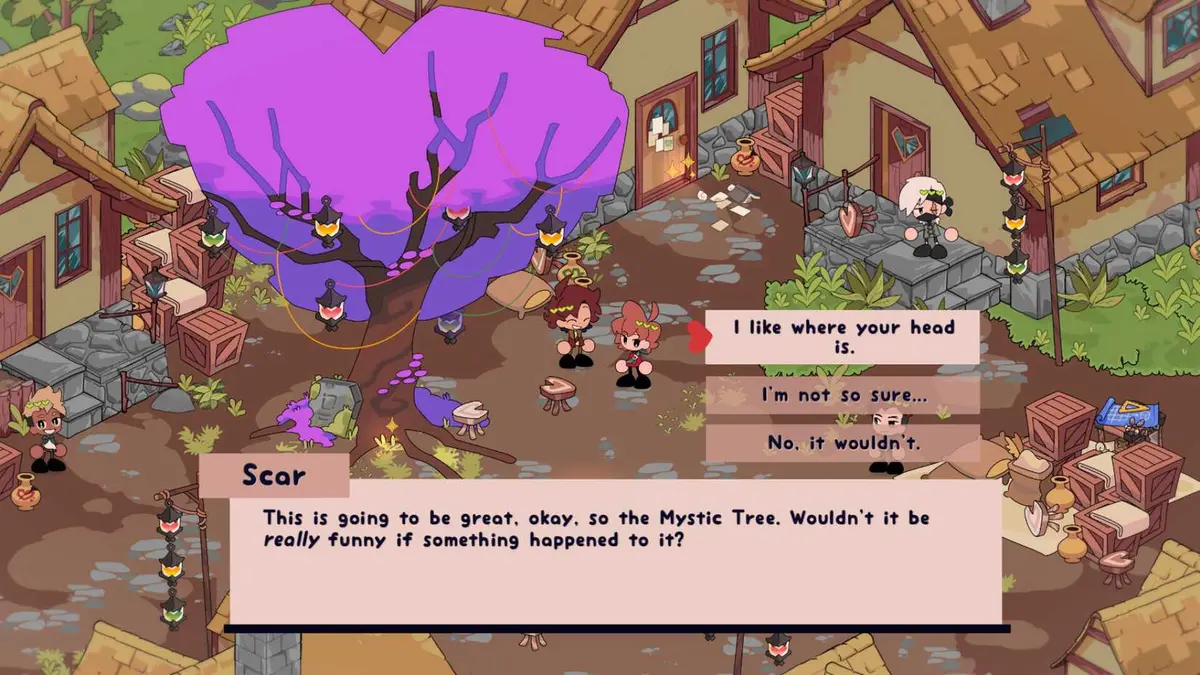 Grian talks to Scar in Heartall A Tale of Three Lives.