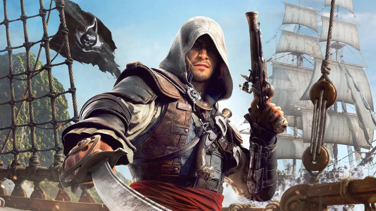 Key art of Edward Kenway from Assassin's Creed Black Flag Resynced
