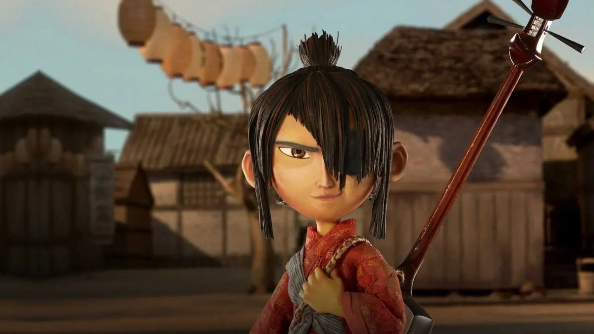 A stop motion animation character from the 2016 film Kubo and the Two Strings.