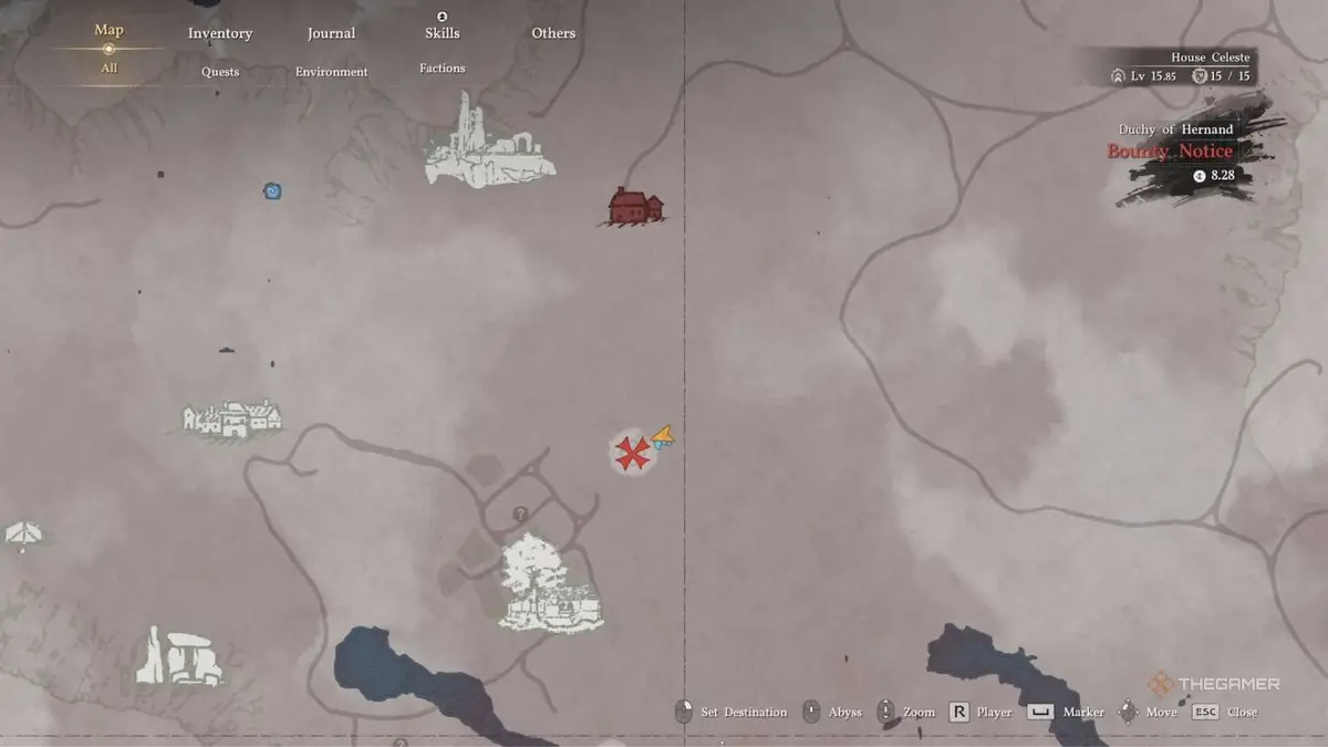 Crimson Desert location for the cave with mystical mushroom.