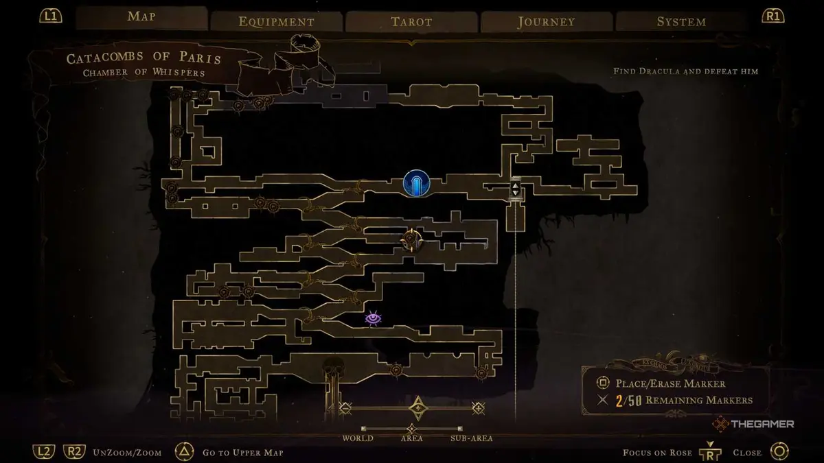 The location of the Pair of Longswords weapon in Castlevania Belmont’s Curse.