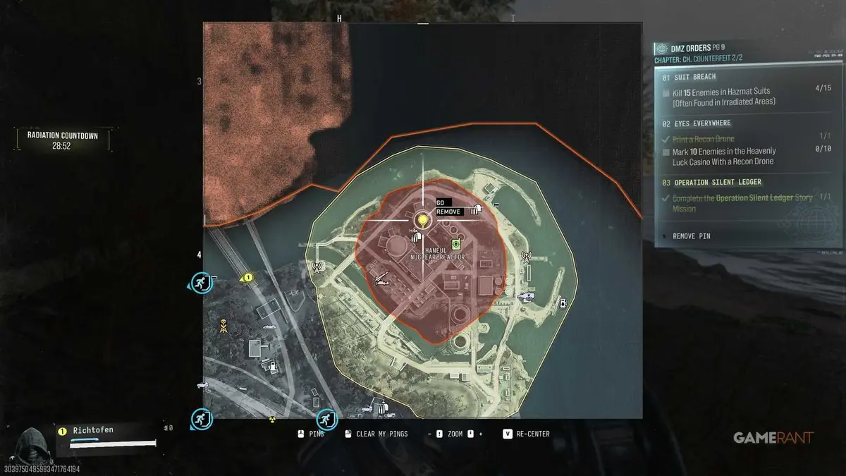 reactor drc locker location