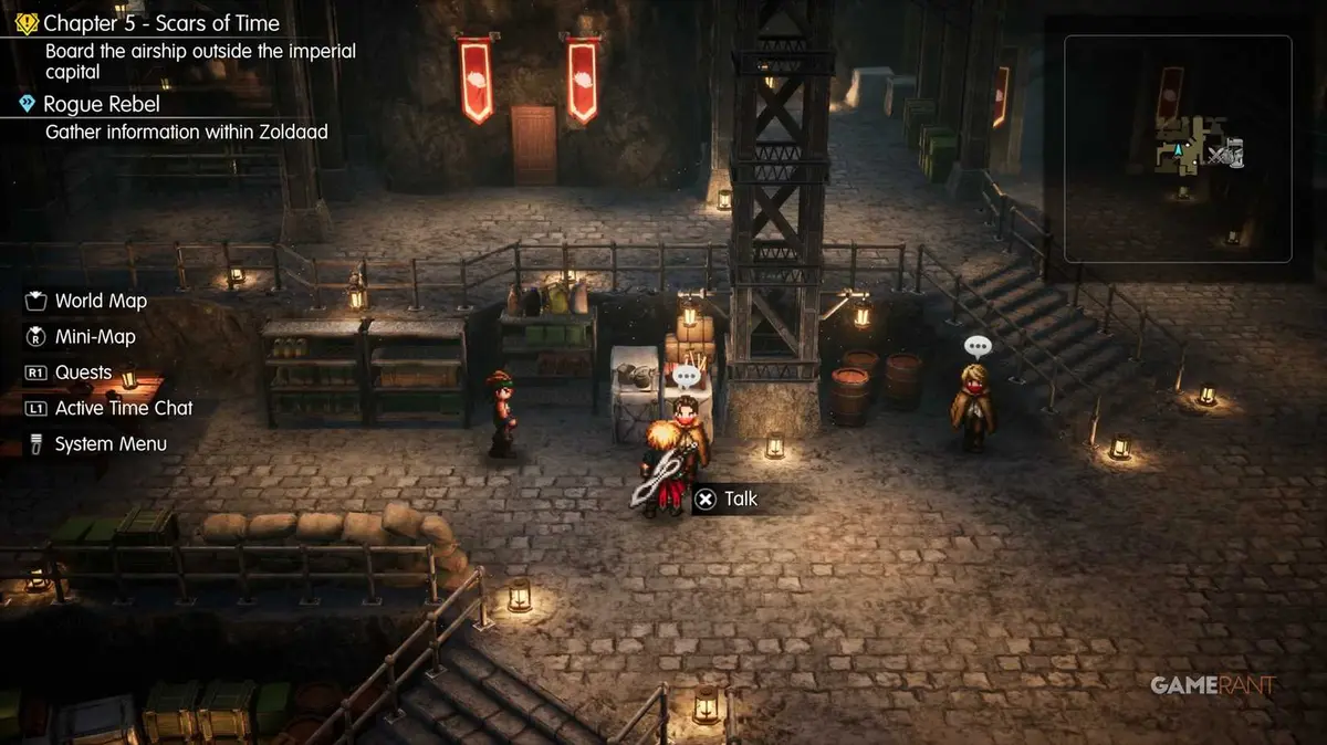 Rogue Rebel sub quest location