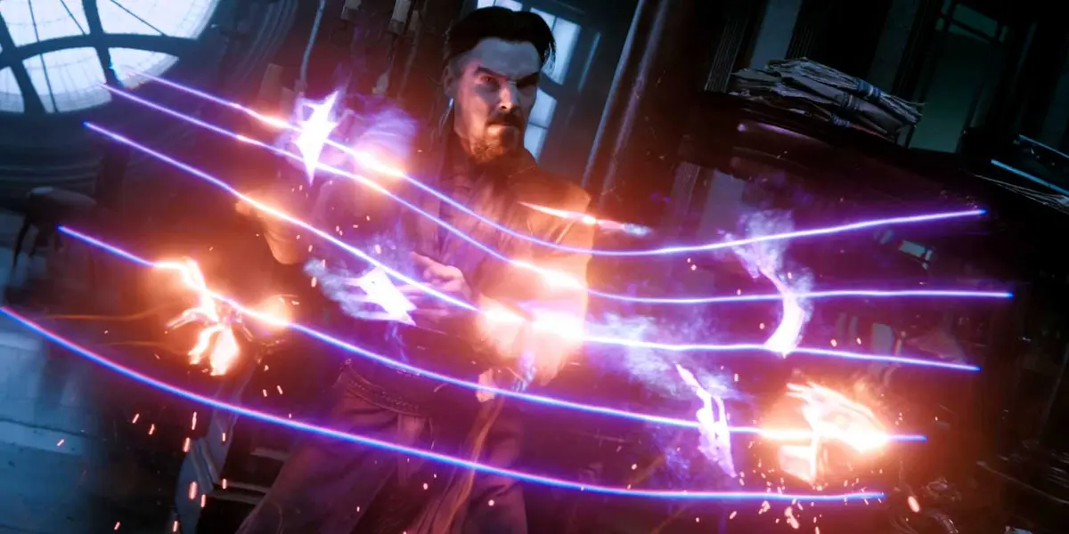 Doctor Strange harnesses musical sorcery in his fight with Sinister Strange in Doctor Strange in the Multiverse of Madness