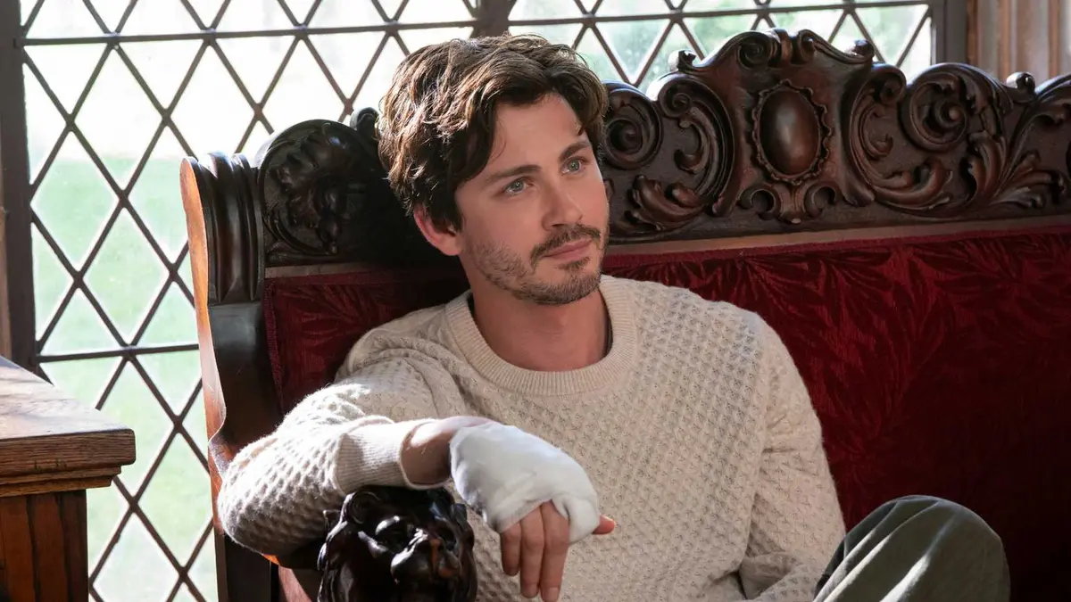 Logan Lerman stars in Hulu's Only Murders in the Building season 5.