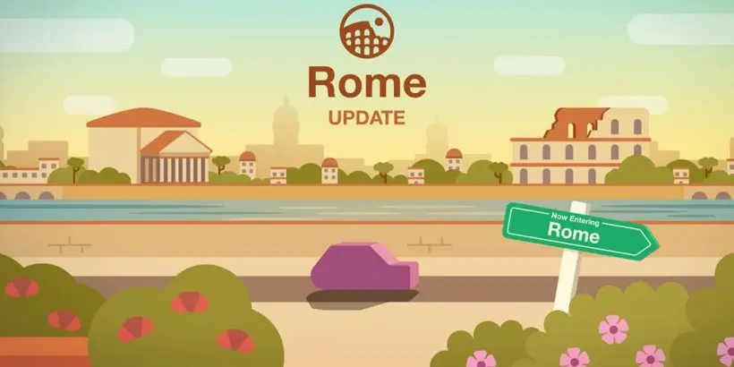 Mini Motorways celebrates seven years by taking you to Rome in next update