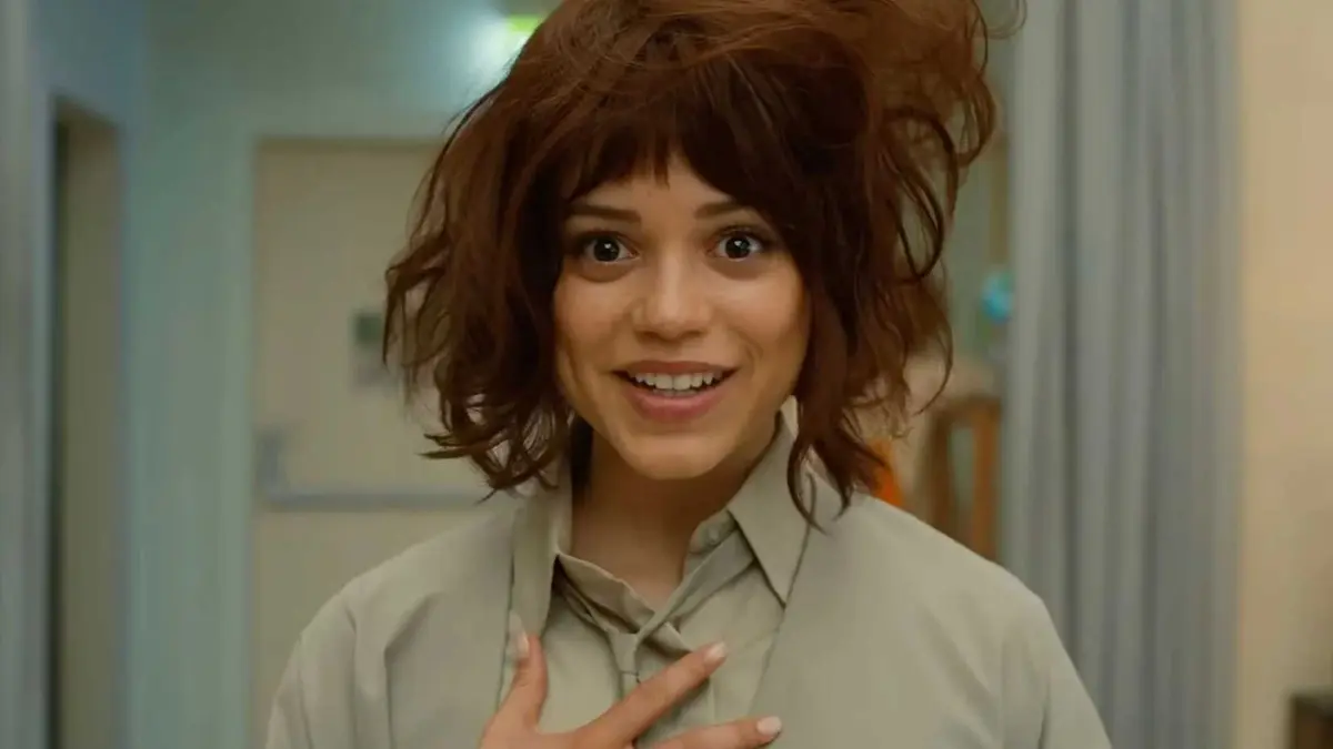 Jenna Ortega looking wild as Klara in Klara and The Sun