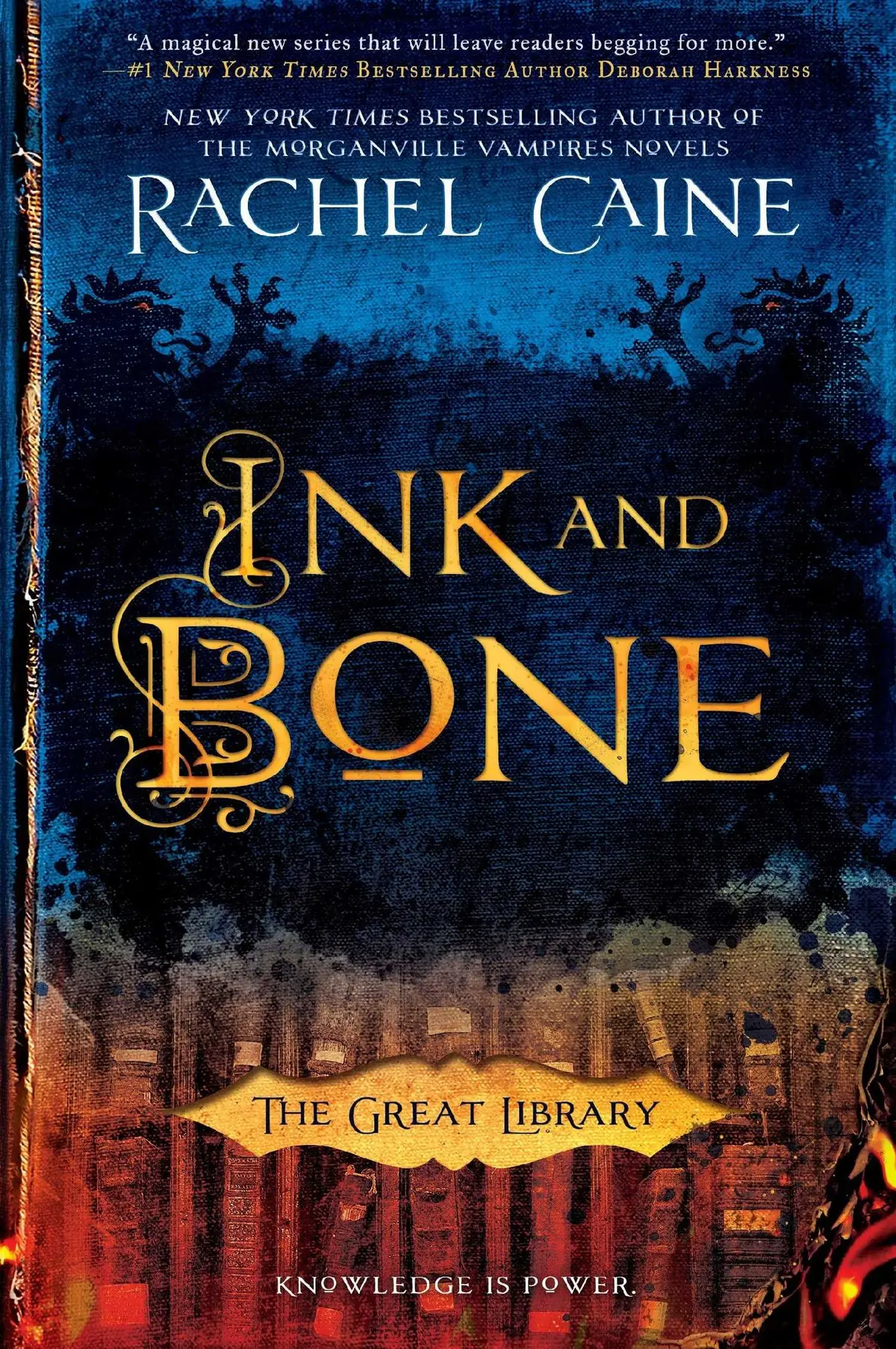 The cover of Ink and Bone by Rachel Caine
