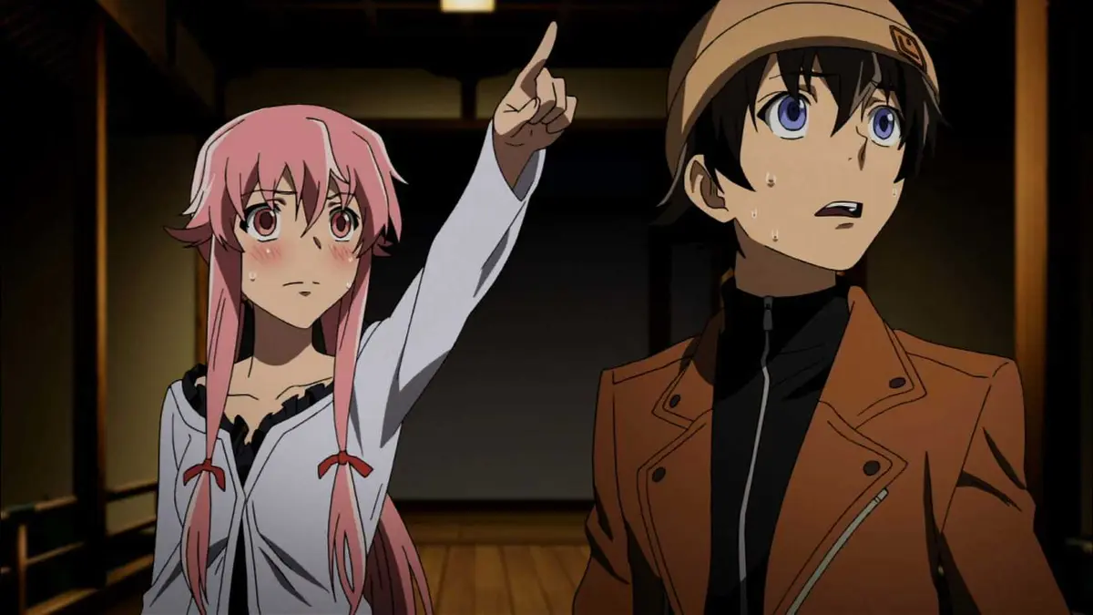 The Future Diary Season 1 Episode 5 Yuki and Yuno