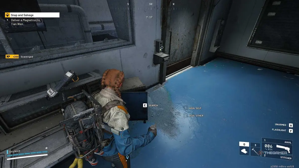 ARC Raiders finding a magnetron in a assembly workshop locker.