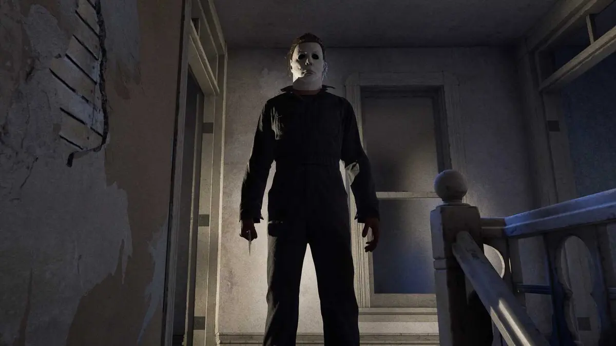 Halloween the game Mike Myers on porch