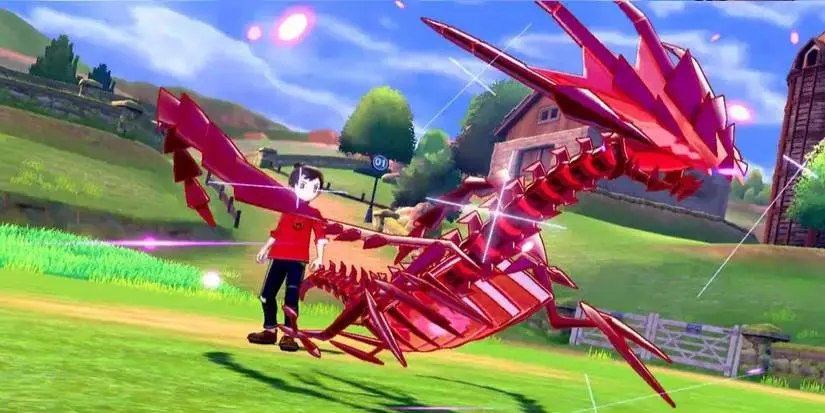 A player uses Eternatus in battle in Pokémon Sword & Shield.
