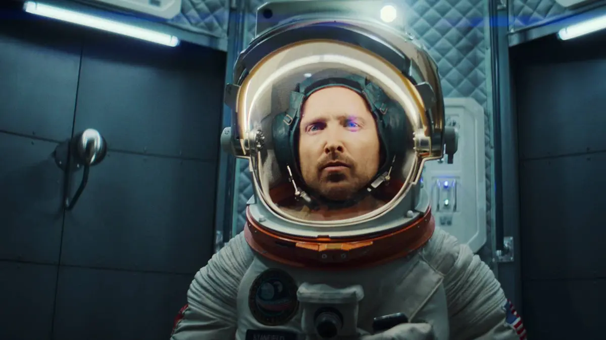 Aaron Paul’s Cliff Stanfield in Black Mirror’s “Beyond the Sea” episode