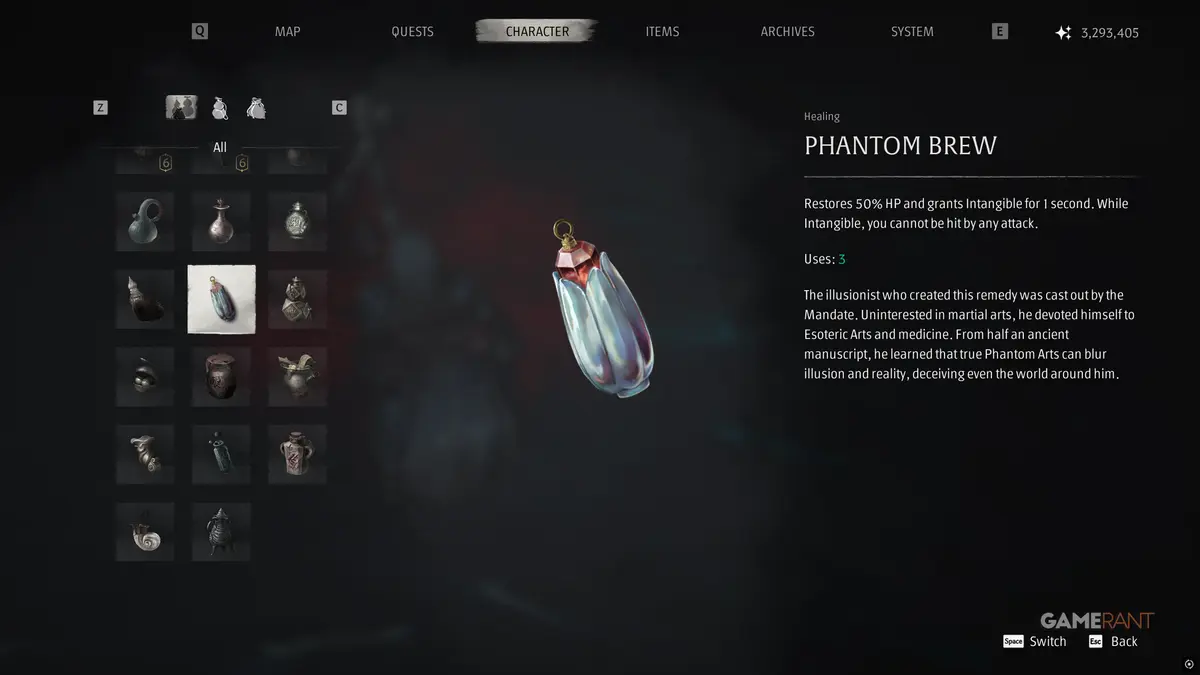 All Medicines in Phantom Blade Zero 14