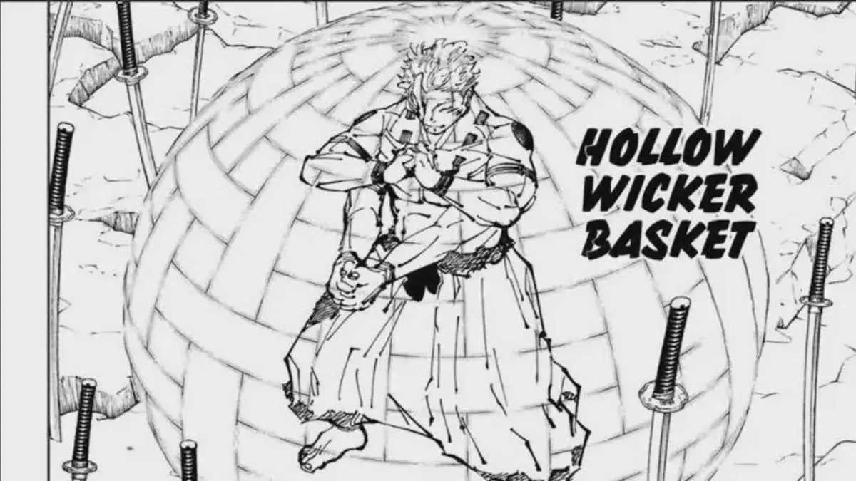 Sukuna uses Hollow Wicker Basket in Jujutsu Kaisen