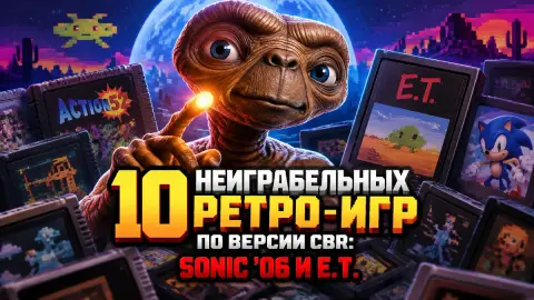 10 неиграбельных ретро-игр по версии CBR: Sonic '06 и E.T.
