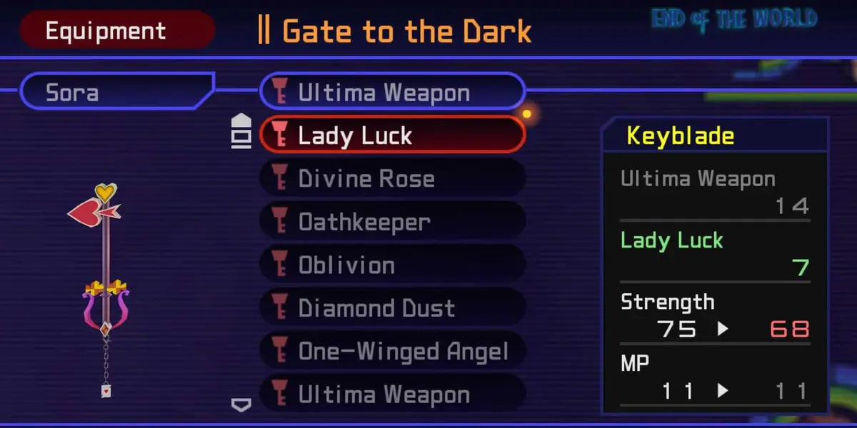 Lady Luck in Kingdom Hearts
