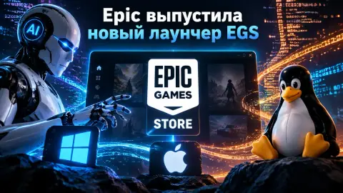 Epic выпустила новый лаунчер EGS, написанный с помощью ИИ