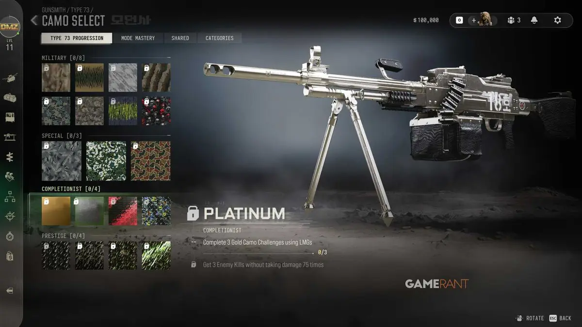 Platinum Camo - MW4
