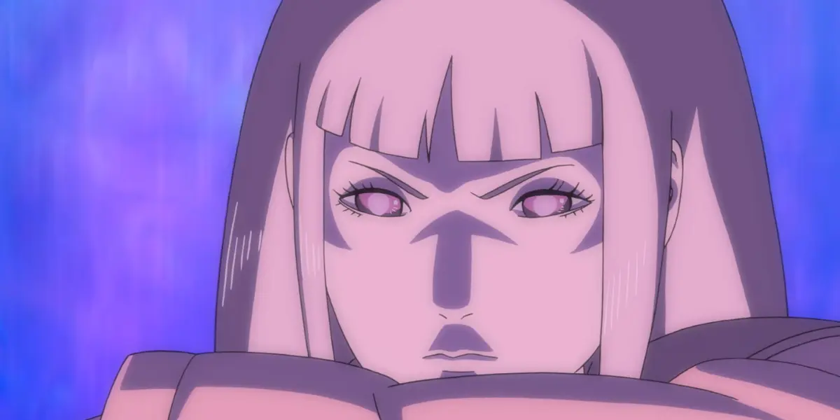 Shion looks determined in Naruto Shippuden: The Movie.