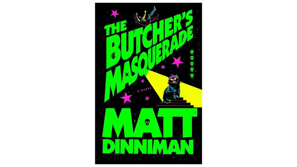 A book cover for The Butcher's Masquerade by Matt Dinniman.