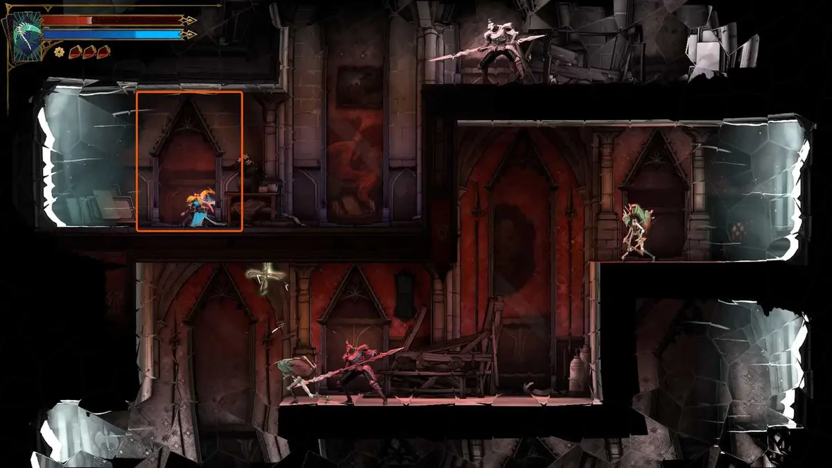 how to navigate hall of mirrors guide 27 in Castlevania Belmont's Curse