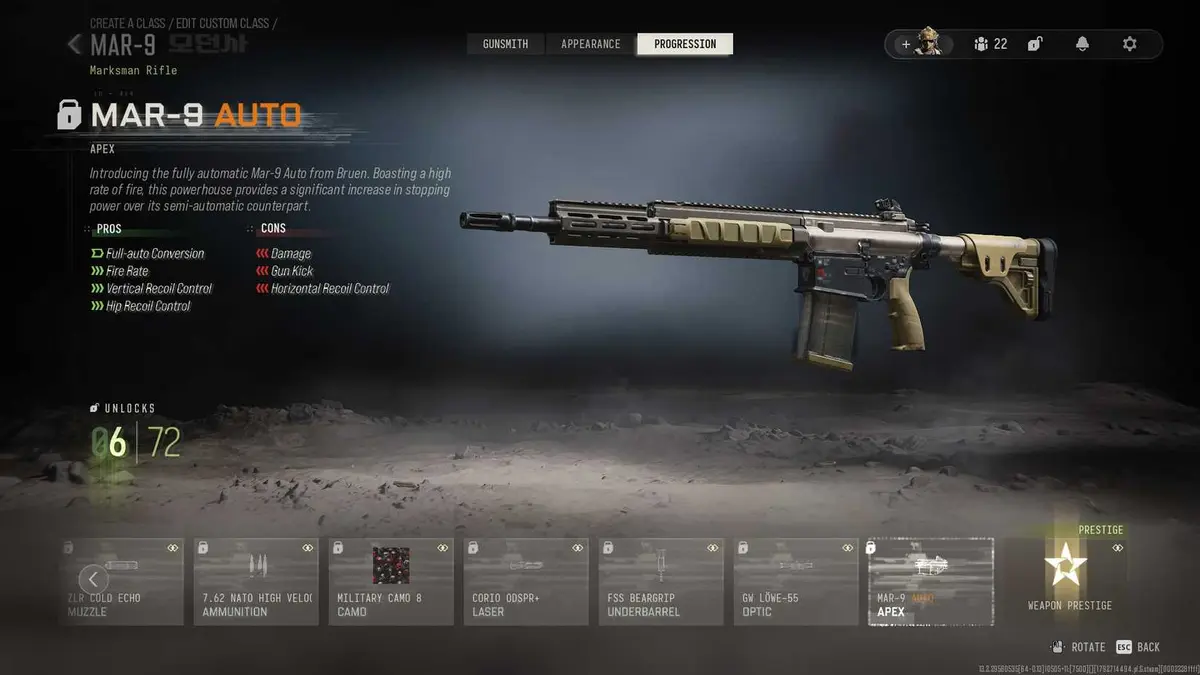 CoD MW4 Mar-9 Auto