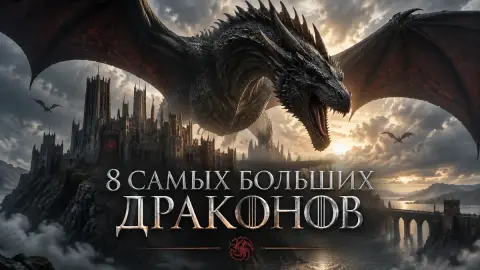 8 самых больших драконов вселенной «Игры престолов»