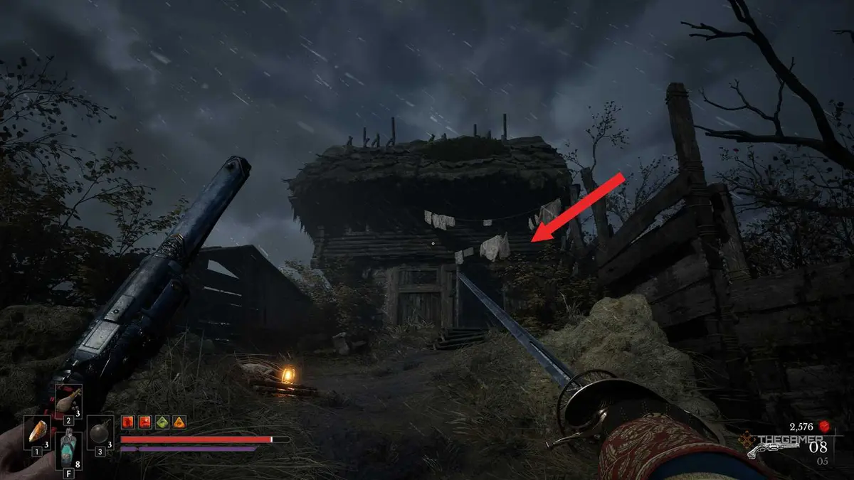 Lover's Note location in Valor Mortis.
