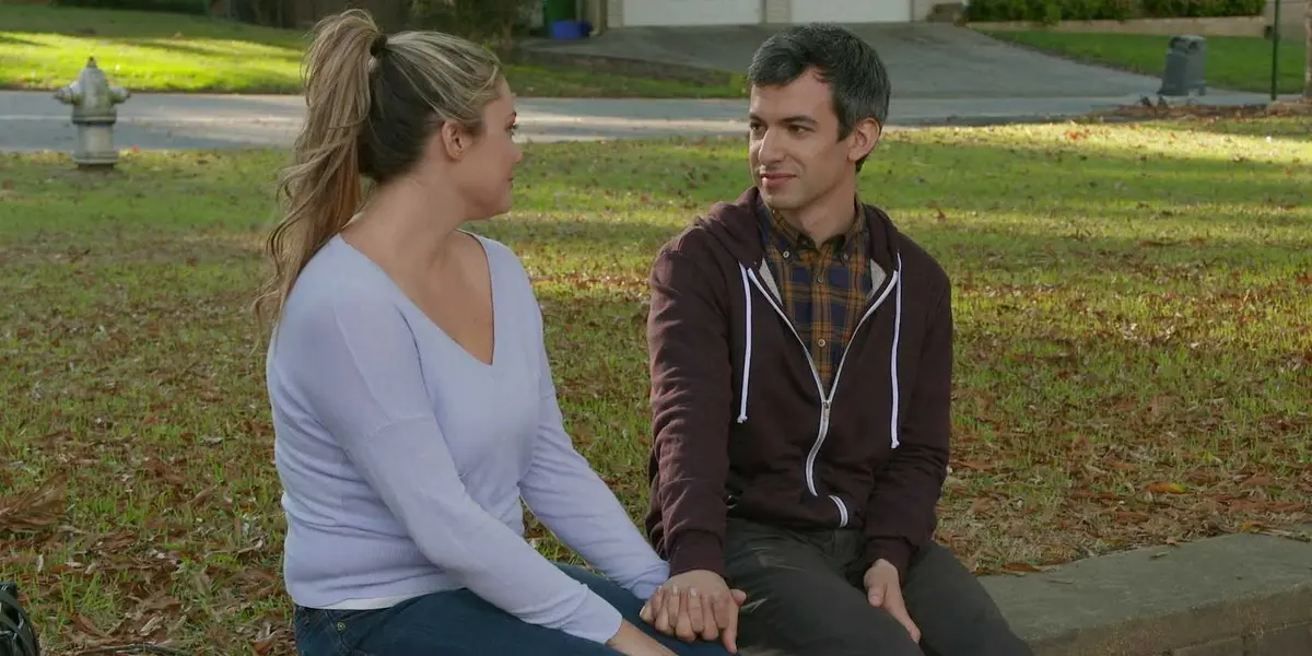 Nathan on a date in Nathan For You