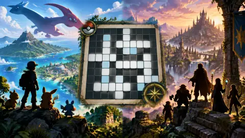 Мини-кроссворд GameRant: покемоны и из ометрические RPG