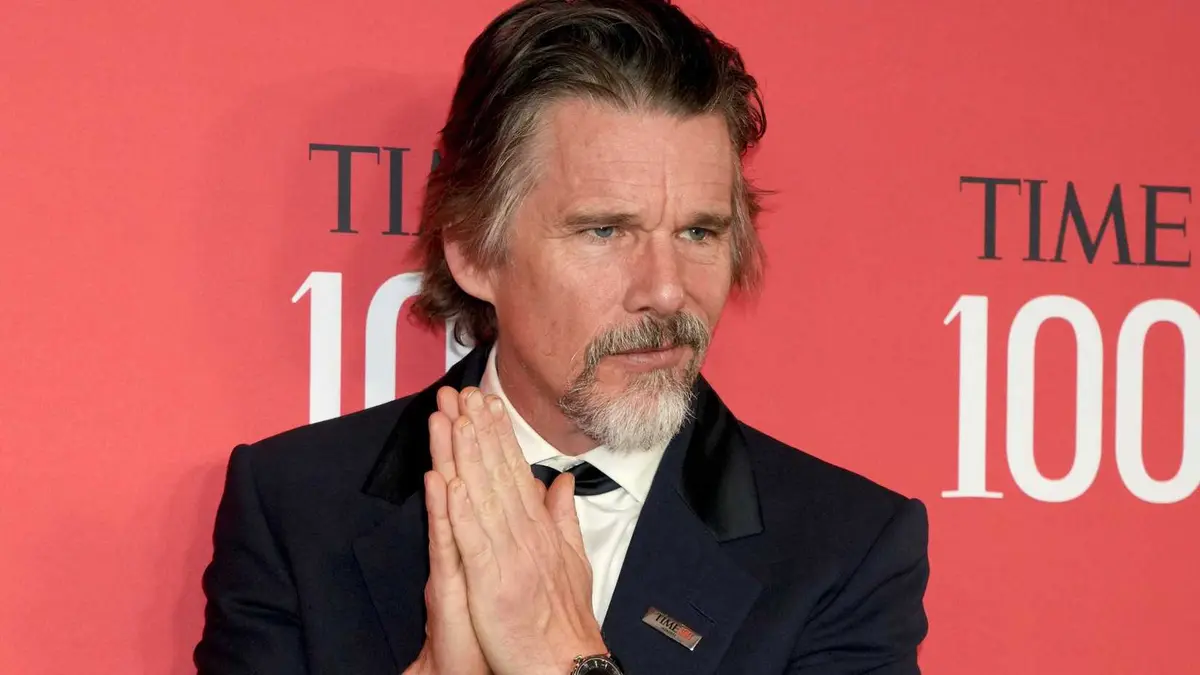 Ethan Hawke attending the 2026 Time 100 Gala celebrating the list of the 100 Most Influential People in the World, held at Frederick P.Rose Hall, home of Jazz at Lincoln Center