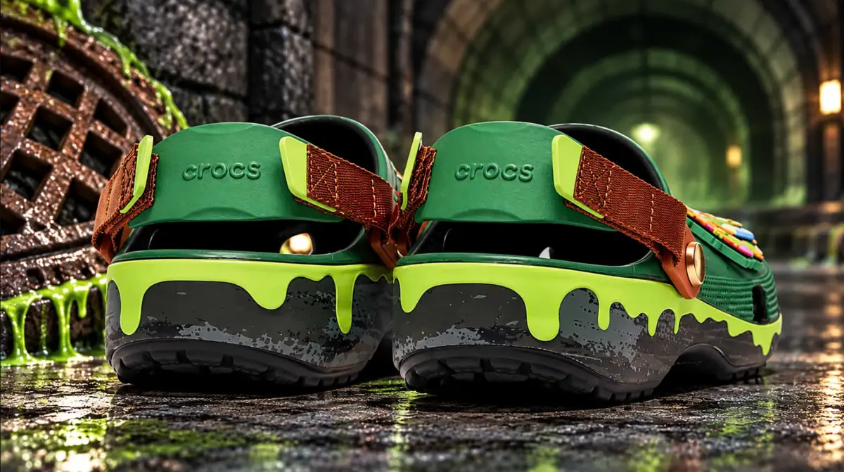 TMNT crocs green