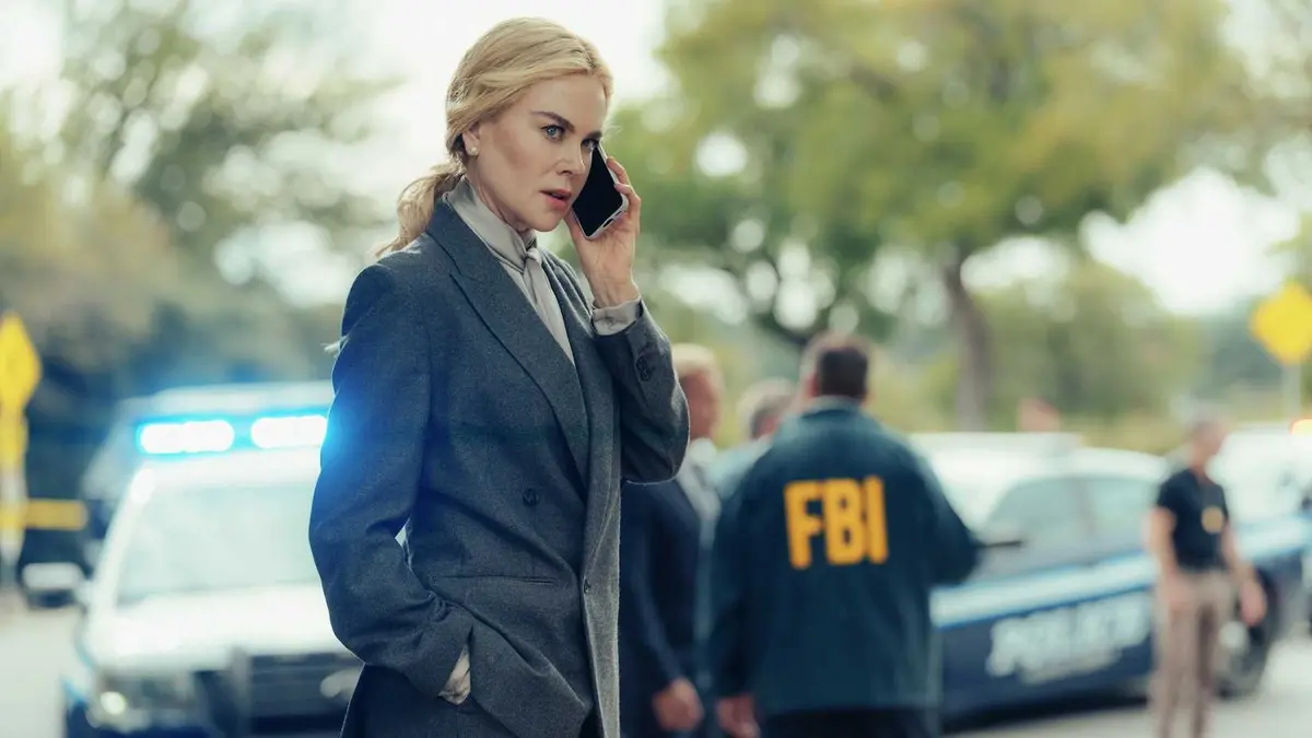 Nicole Kidman on the phone in Lioness Season 3