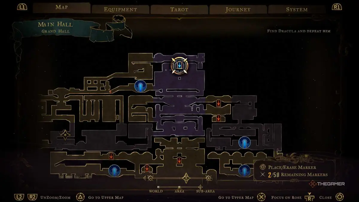 The second door leading to Alucard's Tower in Castlevania: Belmont's Curse.
