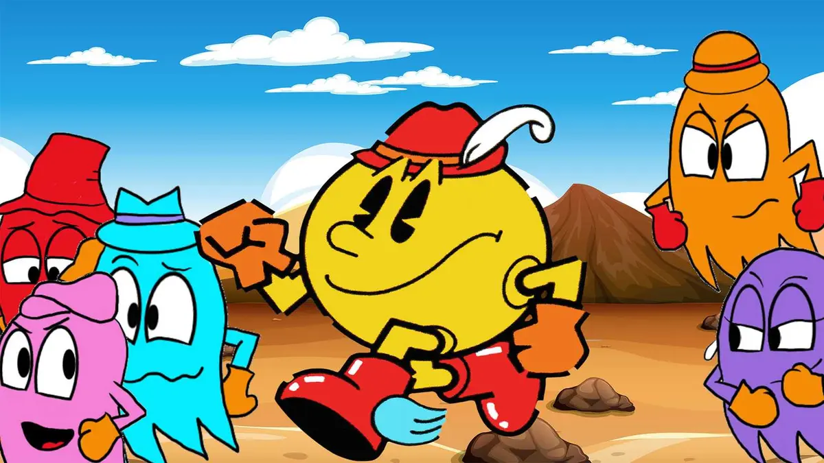 Pac-Land Arcade Namco key art
