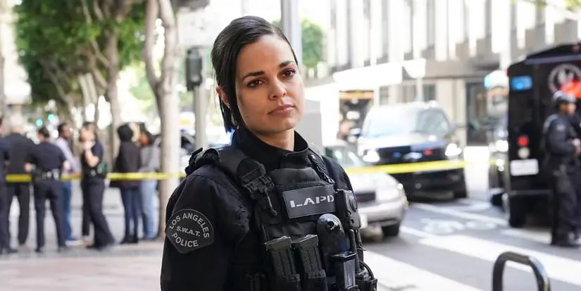 Chris in uniform on SWAT