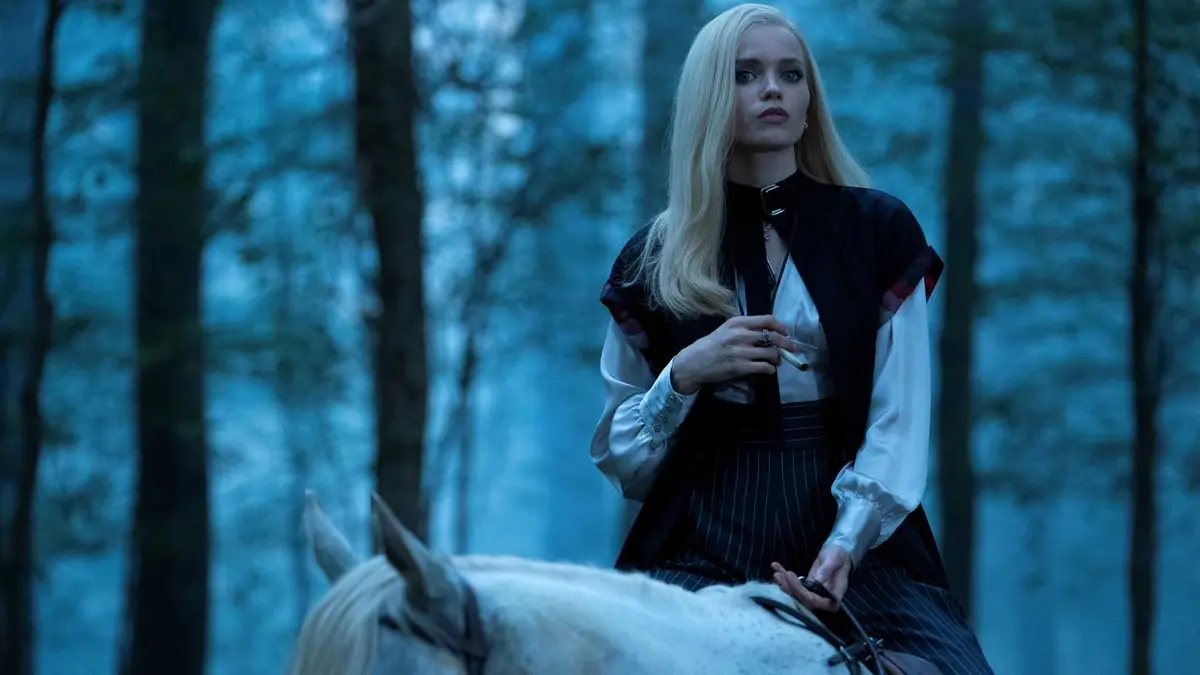 Abbey Lee as Christina Braithwhite in Lovecraft Country