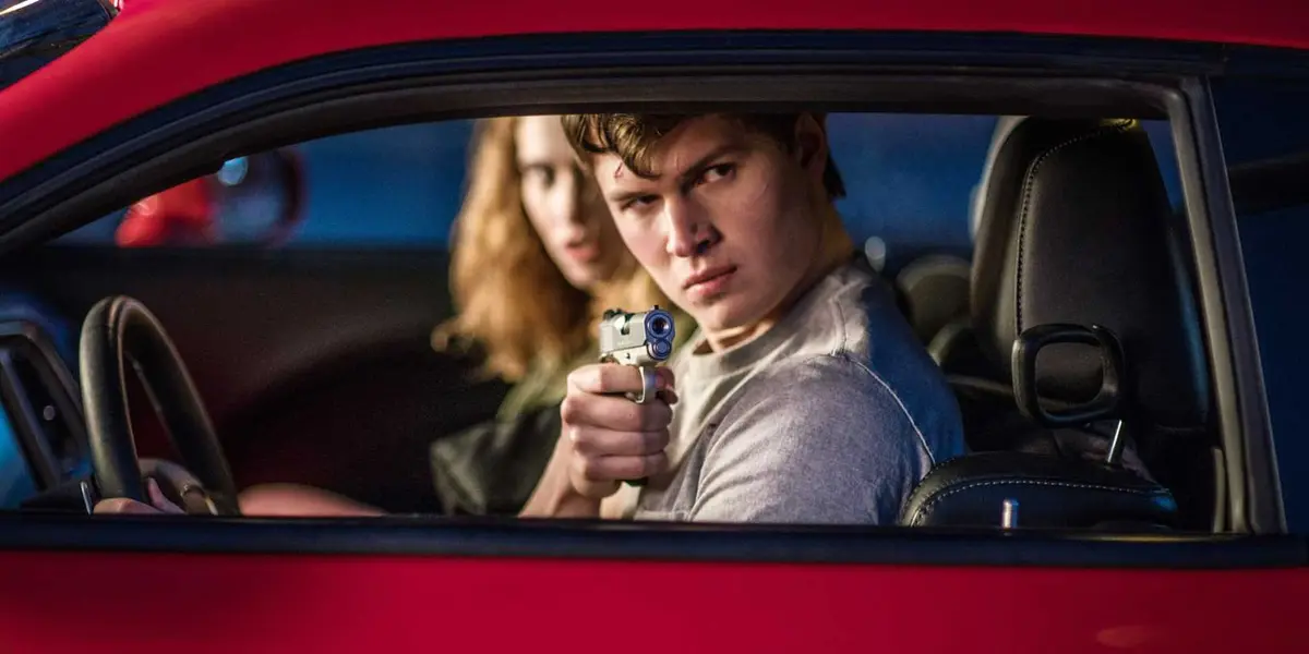 BABY DRIVER, from left: Lily James, Ansel Elgort, 2017.
